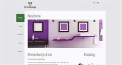 Desktop Screenshot of drvotokarija.hr